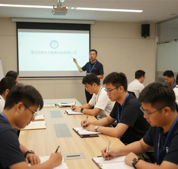 ​Zjednoczcie się na rzecz wzrostu, zbudujcie razem nową podróż — pomyślnie zakończyło się szkolenie nowych pracowników w firmie Shenzhen Xinhongda Electric Heating Technology Co., Ltd.